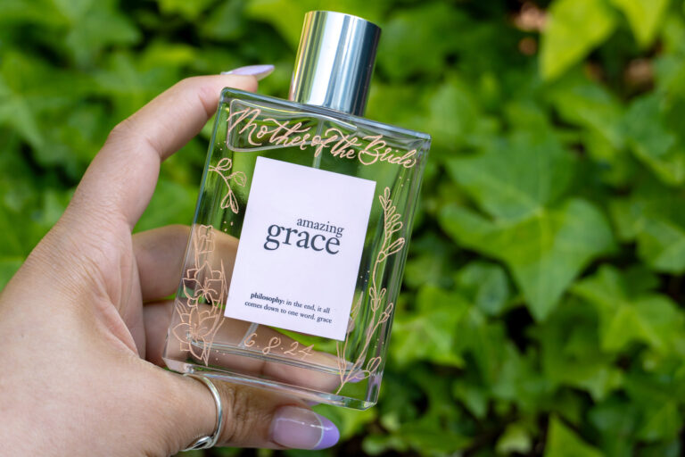 Engraved Amazing Grace fragrance by KeeKee Creates.